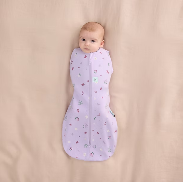 Ergopouch Cocoon Swaddle Bag - 1.0 TOG BUTTERFLY GARDEN
