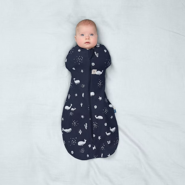 Ergopouch Cocoon Swaddle Bag - 1.0 TOG WHALE