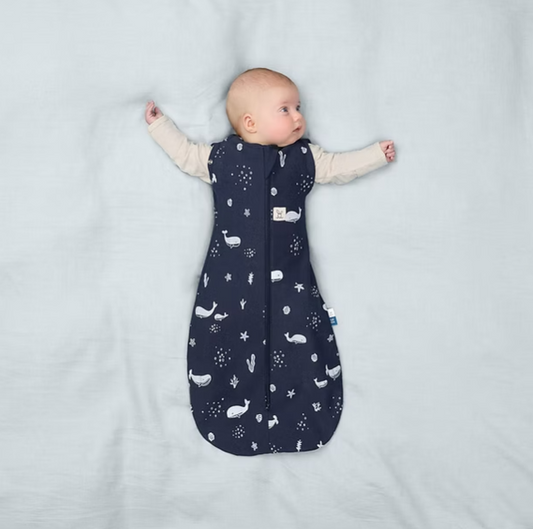 Ergopouch Cocoon Swaddle Bag - 1.0 TOG WHALE