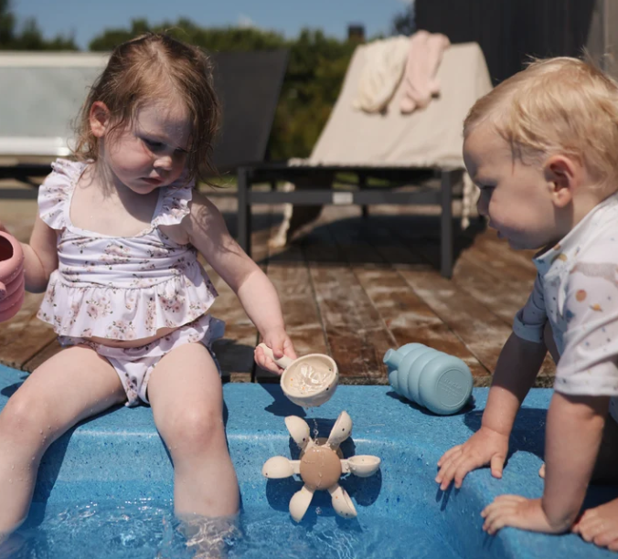 Mushie Bath Play Set - Water Wheel