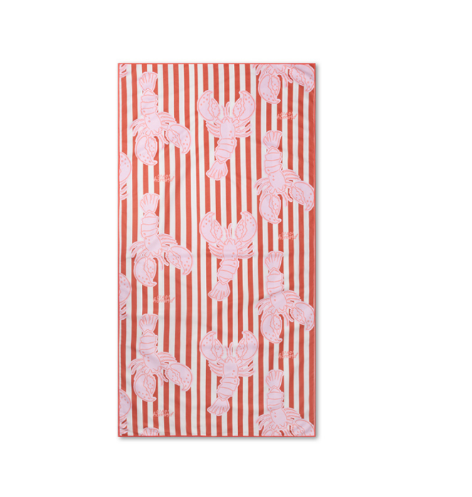 Swim Essentials: Microfiber Beach Towel - Lobster Bay