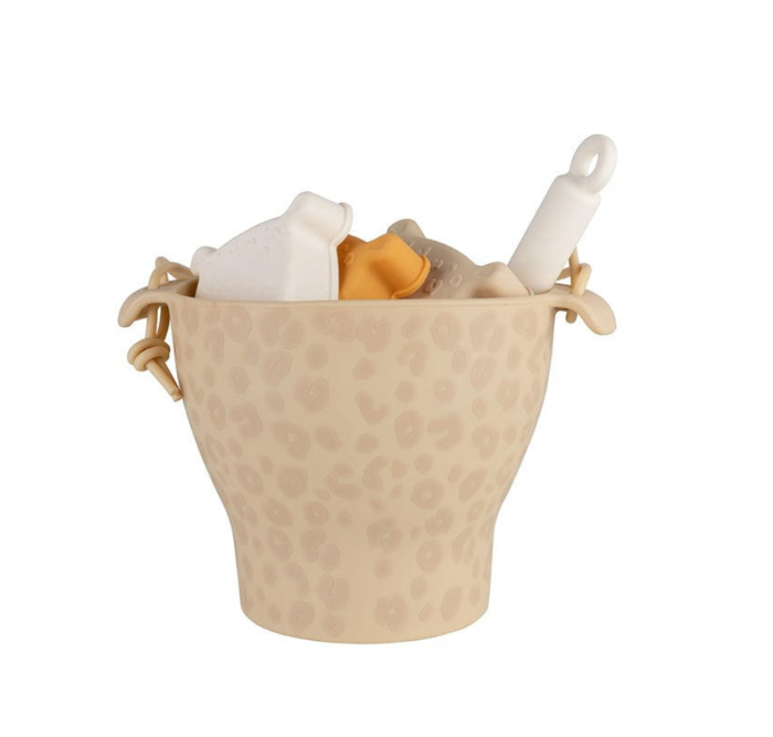 Swim Essentials: Silicone Beach Toy Set - Beige Leopard