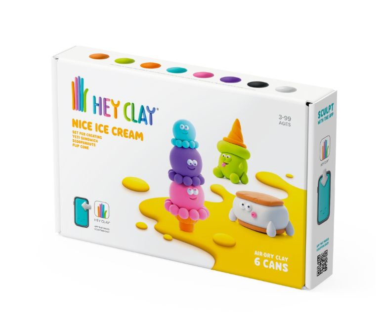 Hey Clay - Modelling Air-Dry Clay - Series Nice Ice Cream