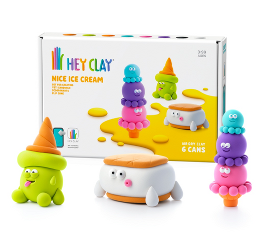 Hey Clay - Modelling Air-Dry Clay - Series Nice Ice Cream