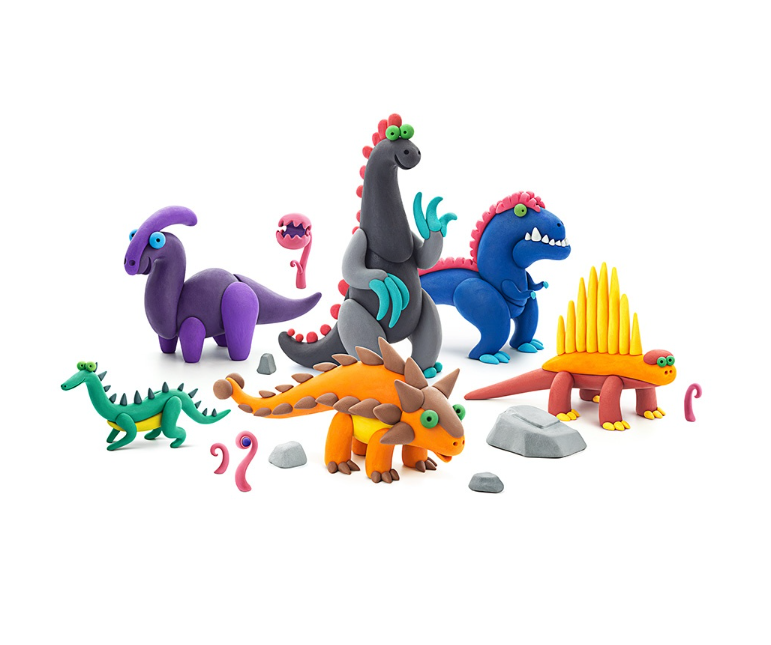Hey Clay - Modelling Air-Dry Clay - Mega Dinos