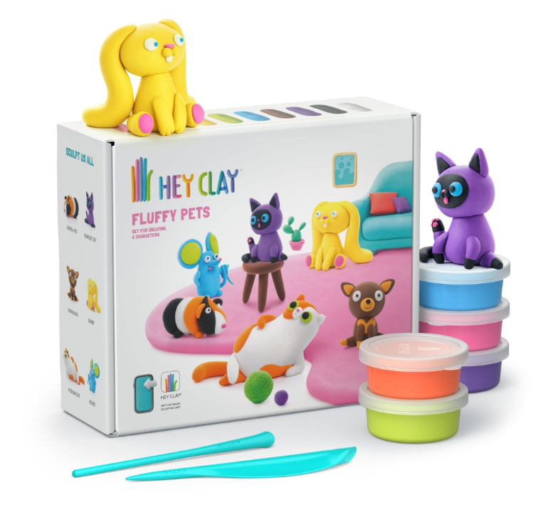Hey Clay - Modelling Air-Dry Clay - Fluffy Pets