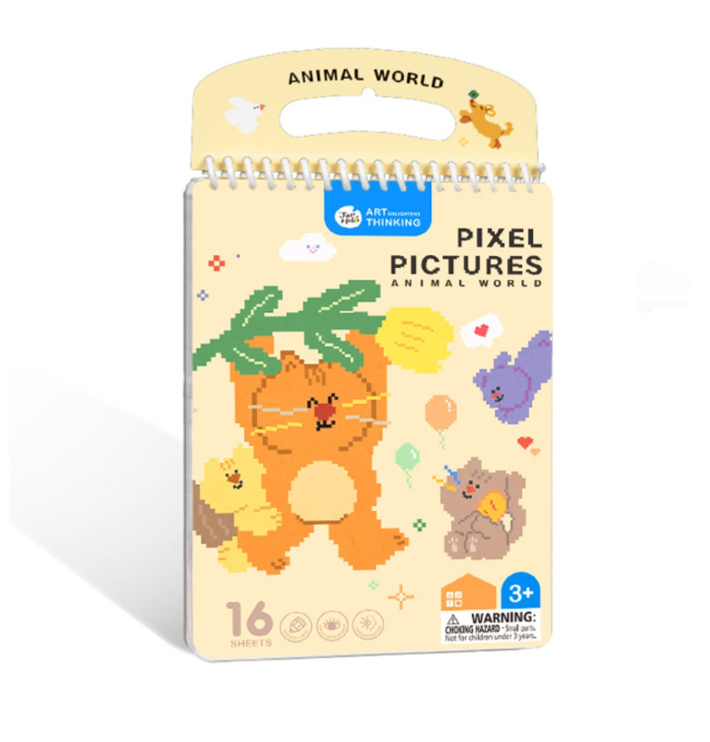 Jar Meló - Pixel Pictures Colouring Book - Animal World