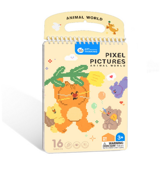 Jar Meló - Pixel Pictures Colouring Book - Animal World