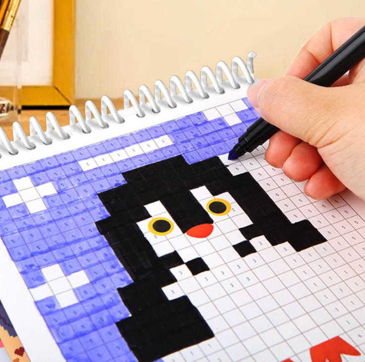 Jar Meló - Pixel Pictures Colouring Book - Animal World