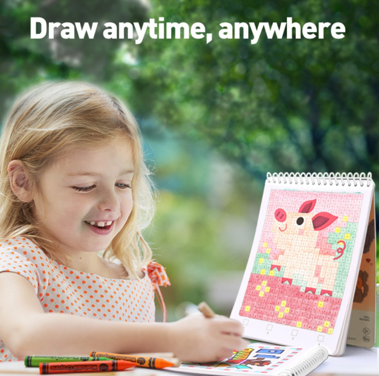 Jar Meló - Pixel Pictures Colouring Book - Animal World