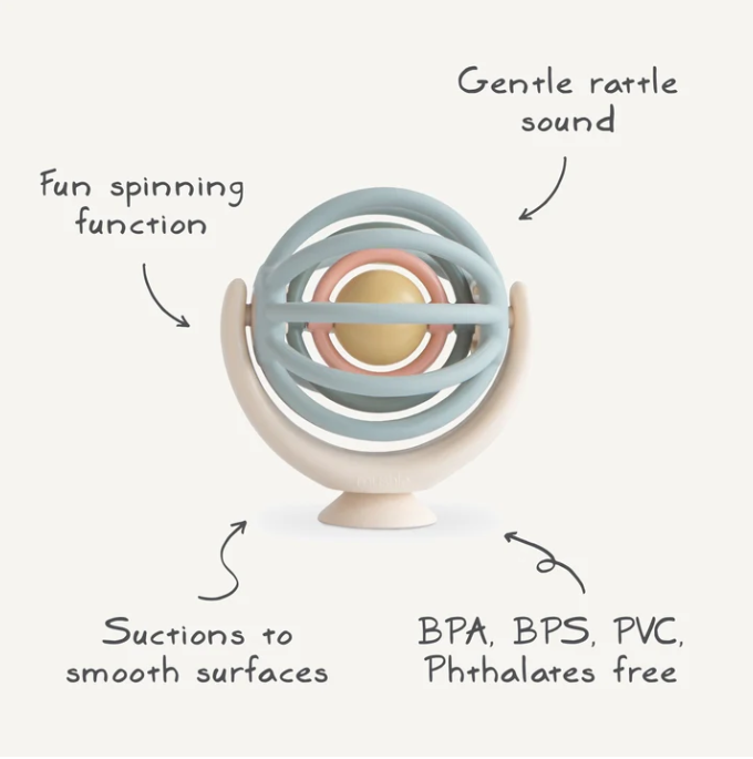 Mushie Suction Spinner Ball