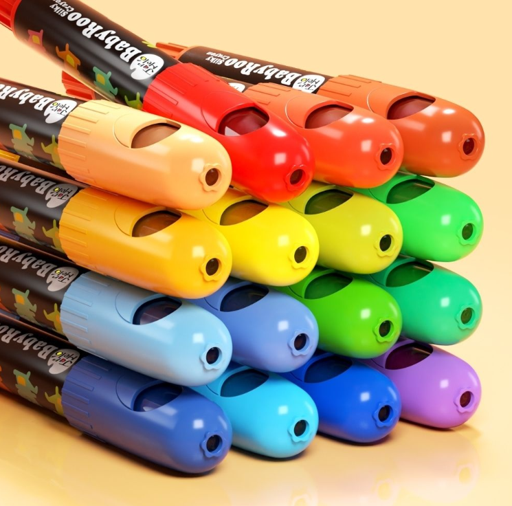 Jar Meló Twistable Silky Crayons