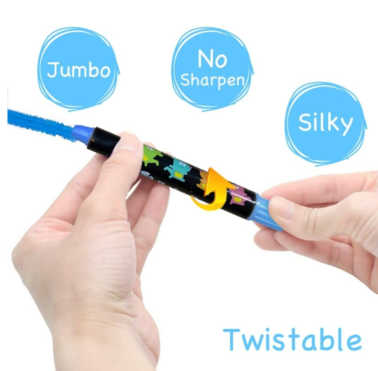 Jar Meló Twistable Silky Crayons