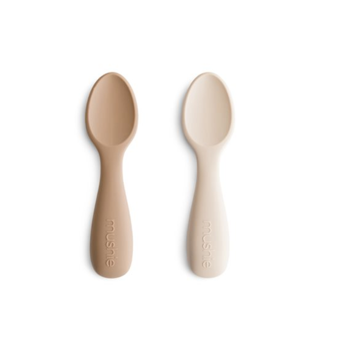 Mushie Silicone - Starter Spoon (2 Pack)