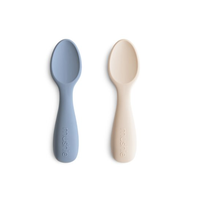 Mushie Silicone - Starter Spoon (2 Pack)