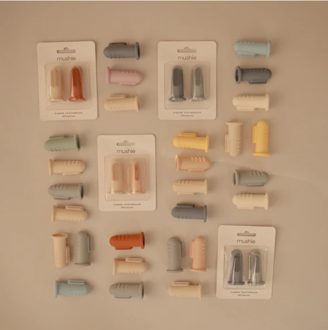 Mushie Silicone Finger Toothbrush