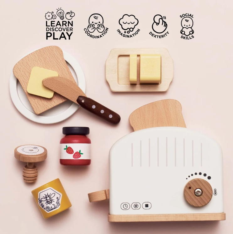 Le Toy Van - Wooden Toaster & Breakfast Set