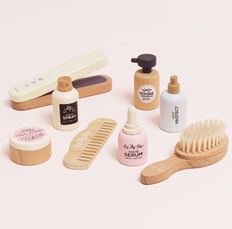 Le Toy Van - Wooden Hair Care & Straighteners Set
