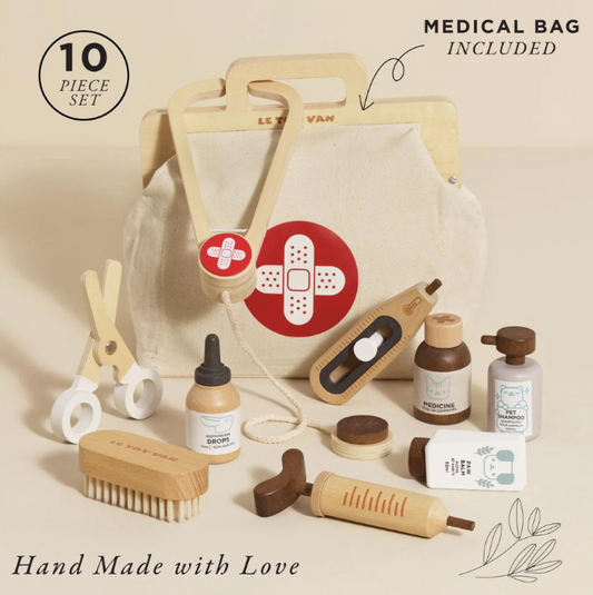 Le Toy Van - Wooden Animal Vet Set