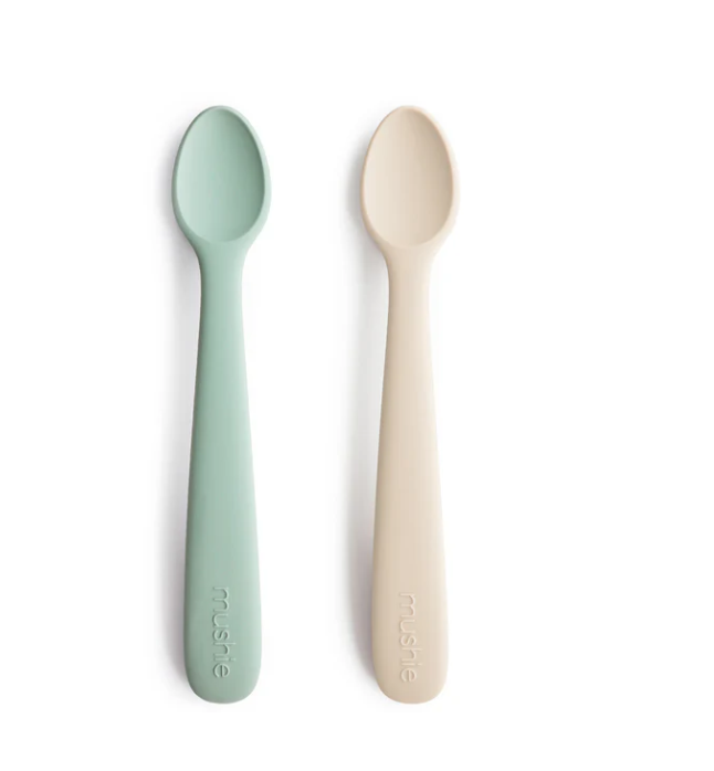 Mushie Silicone Feeding Spoon (2 Pack)