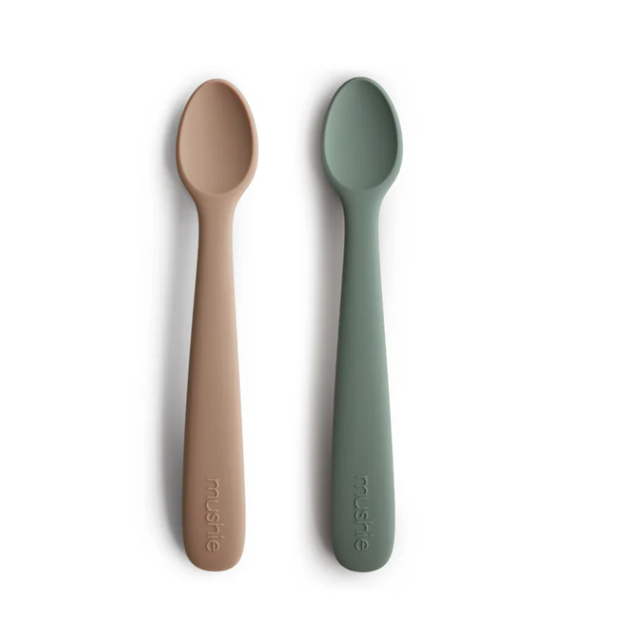 Mushie Silicone Feeding Spoon (2 Pack)