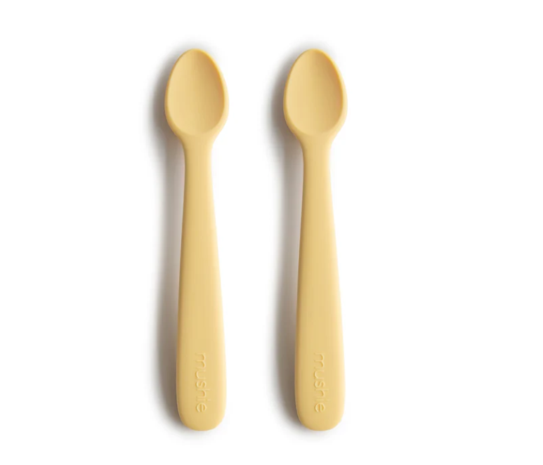 Mushie Silicone Feeding Spoon (2 Pack)
