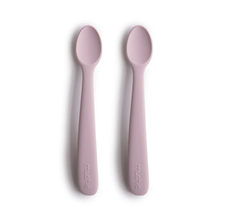 Mushie Silicone Feeding Spoon (2 Pack)