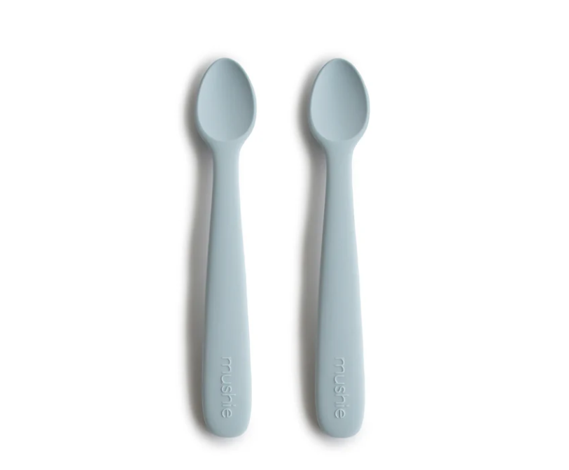 Mushie Silicone Feeding Spoon (2 Pack)