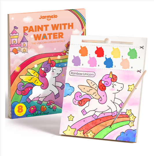 Jar Meló - Watercolour Painting Book - Unicorns
