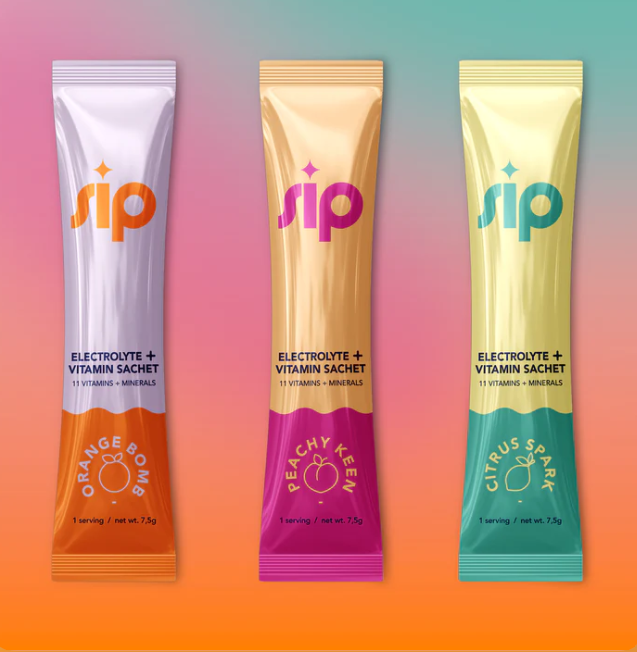 SIP Daily Electrolyte & Vitamin Sachets: Variety 1