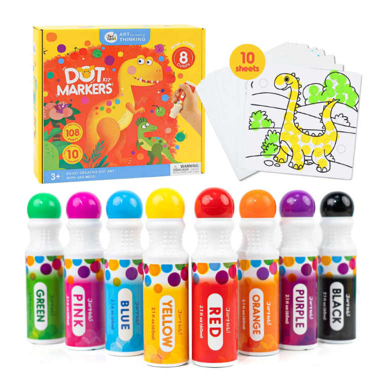 Jar Meló Dot Painting Art Markers
