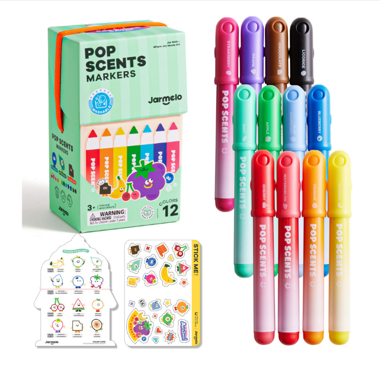 Jar Meló Scented Markers - Non-Toxic