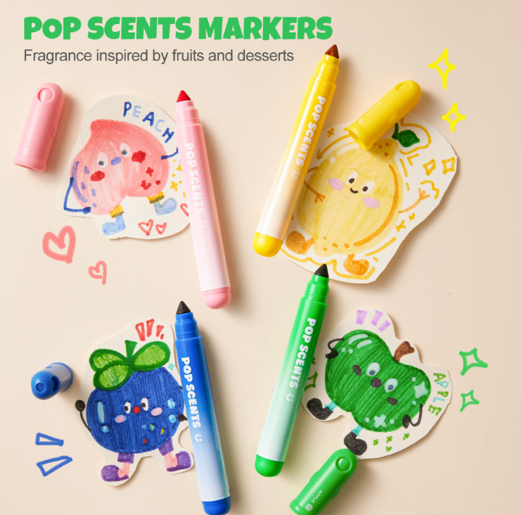 Jar Meló Scented Markers - Non-Toxic