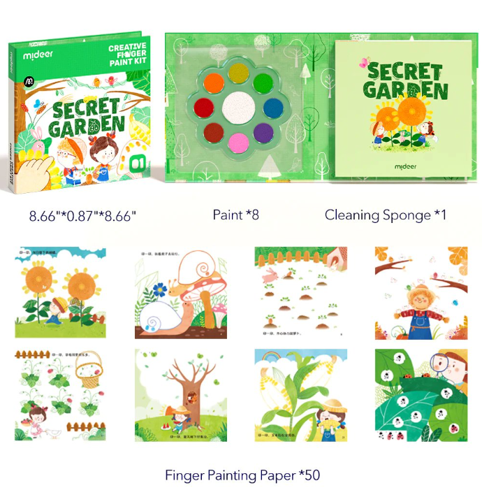 Mideer - Creative Finger Paint Kit