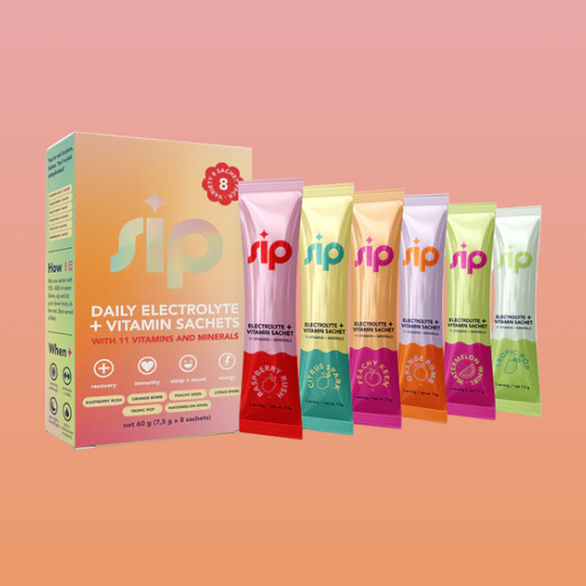 SIP Daily Electrolyte & Vitamin Sachets: Flavour Selection (8)