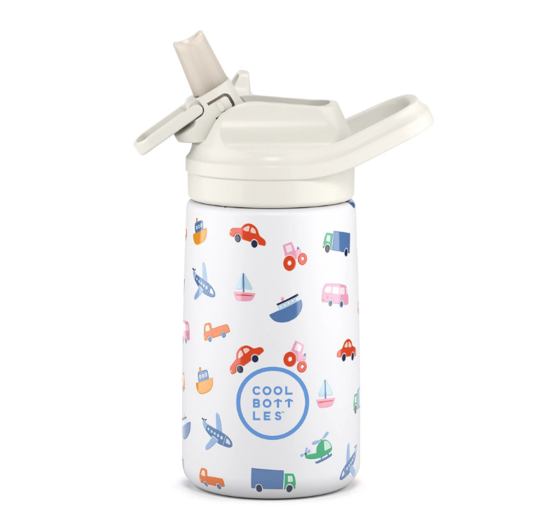 Cool Bottles - The Kiddie Bottle - Little Wheels 350ml