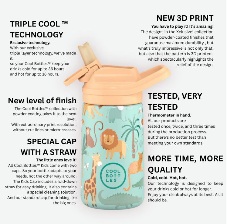 Cool Bottles - The Kiddie Bottle - Woodland Buddies