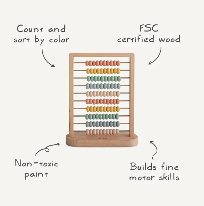 Mushie Wooden Abacus