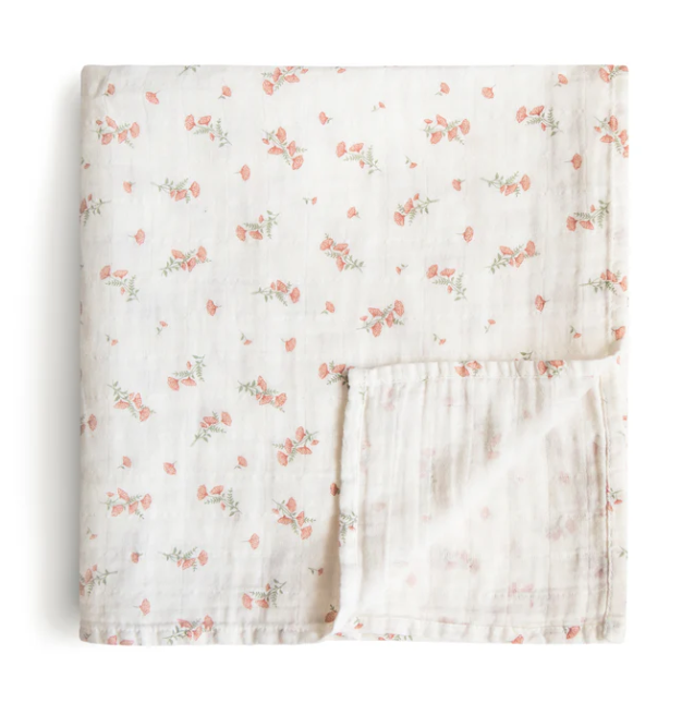 Mushie Organic Cotton Muslin Blanket