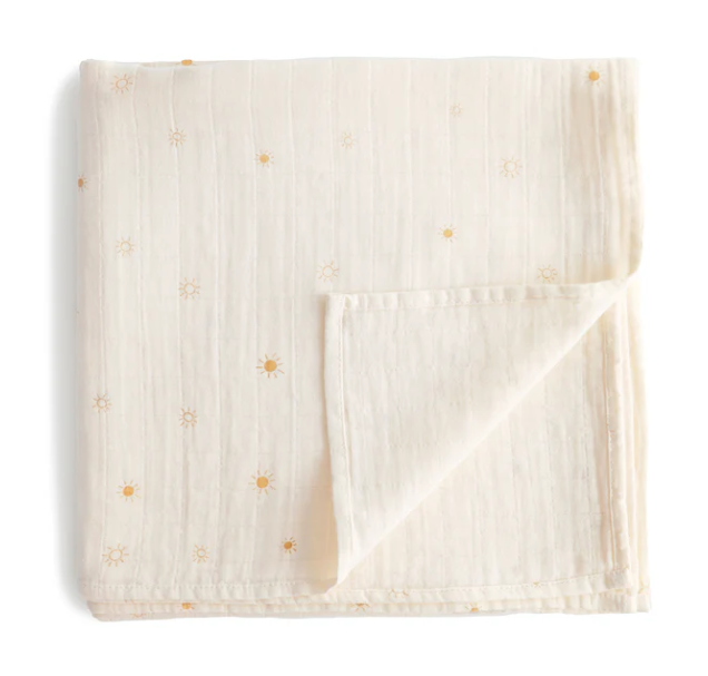 Mushie Organic Cotton Muslin Blanket