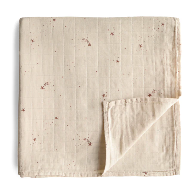 Mushie Organic Cotton Muslin Blanket