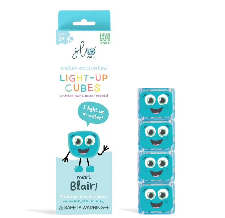 Glo Pals - Water Activated Light-Up Sensory Toys - Blair (4 Pack)