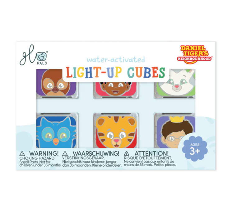 Glo Pals - Water Activated Light-Up Sensory Toys - Daniel Tiger (6 Pack)