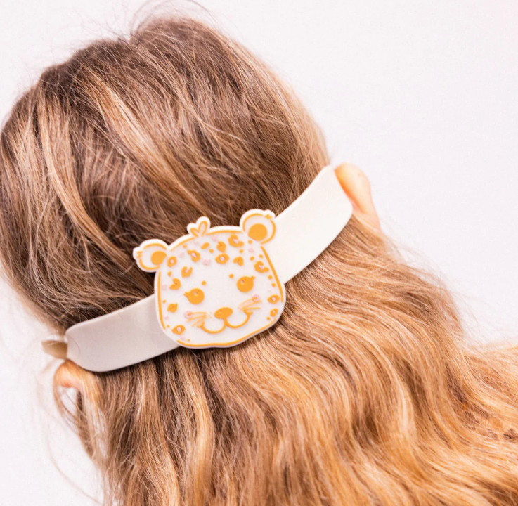 Swim Essentials: Goggles - Beige Leopard