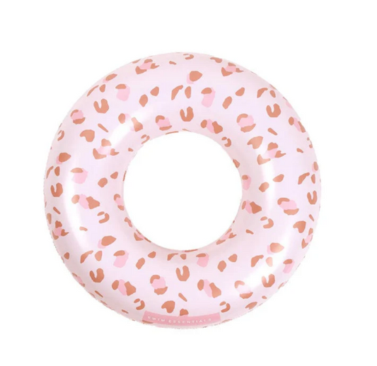 Swim Essentials: Swim Ring - Old Pink Leopard 55cm