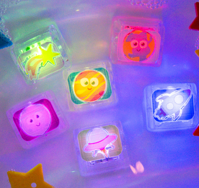 Glo Pals - Water Activated Light-Up Sensory Toys - Space (6) PRE-ORDER