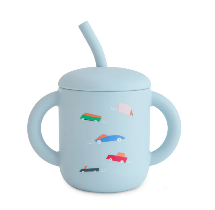 Mushie Silicone Training Cup & Straw: Limited Edition