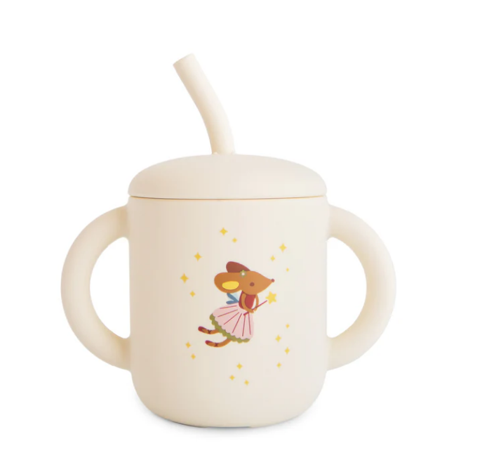 Mushie Silicone Training Cup & Straw: Limited Edition