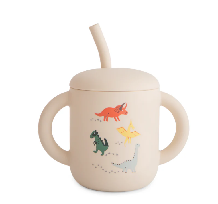 Mushie Silicone Training Cup & Straw: Limited Edition