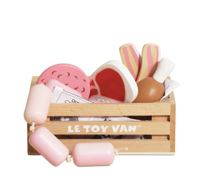 Le Toy Van - Wooden Butchers Meat Food Crate